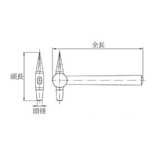 BAXNO テストハンマー RBTH-250 42007532 防爆 防爆工具 バックスノ 安全工具 フロ...
