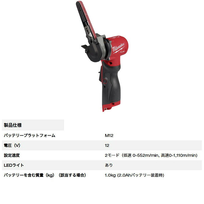 �ߥ륦����������M12 FUEL 10mm �٥�ȥ��������M12 FBFL10-0 JP