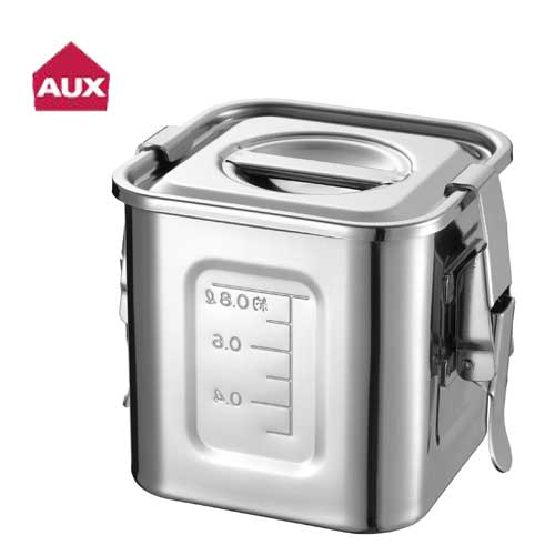 ステンレスフードコンテナ AUT1407 遮光 気密性が高い ステンレス製 一枚絞り加工 水漏れの心配なし 燕三条製 オークス AUX