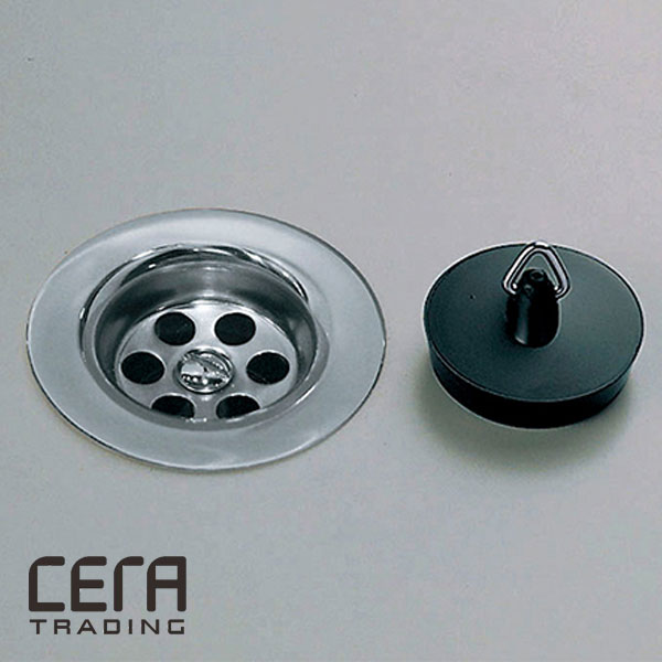 Rakuten - CERA 排水目皿 CET901R ヨーロッパ製洗面ボウル 洗面器 手洗器用 クロム セラ