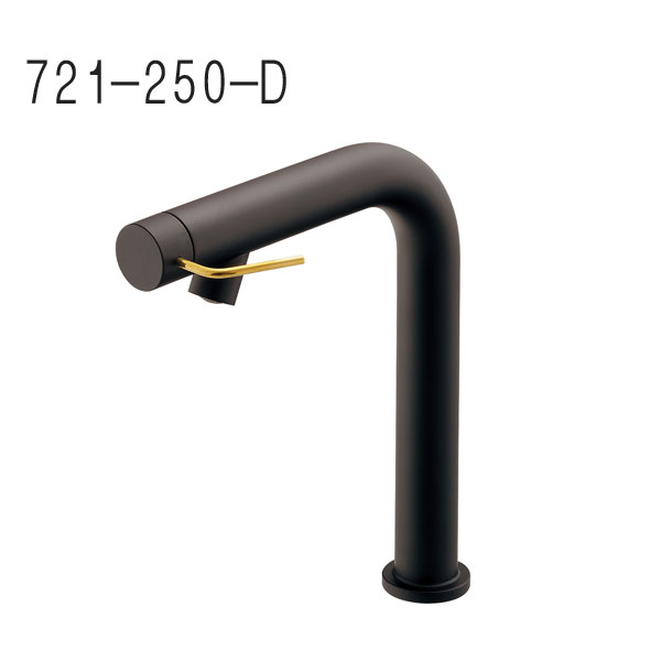 KAKUDAI 漱 ソウ 立水栓(マットブラック) 721-250-D 衛生水栓 水栓 カクダイ