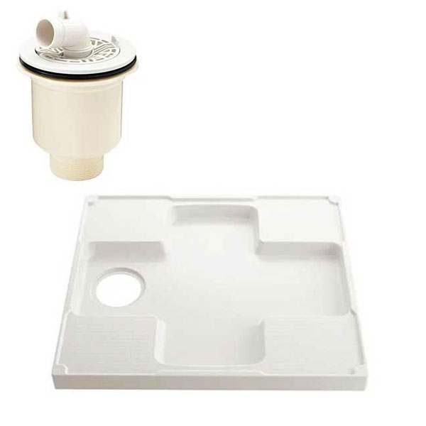 《あす楽対応》 LIXIL INAX 洗濯機パン PF-6464AC/FW1-BL TP-51/FW1【縦引きトラップ】 ホワイト リクシル イナックス