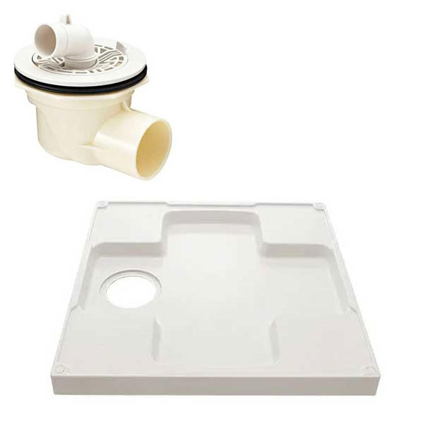 《あす楽対応》 LIXIL INAX 洗濯機パン PF-6464AC/FW1-BL TP-52/FW1【横引きトラップ】 ホワイト リクシル イナックス