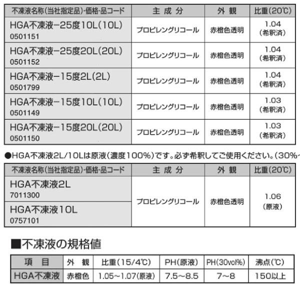 �Ρ���� HGA����� -15�� 2L ����� �ץ��ԥ�󥰥ꥳ���� 0501799 NORITZ