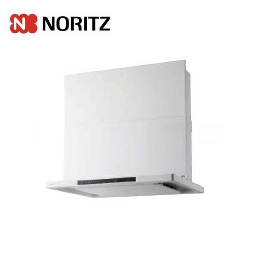 ノーリツ クララ スリム型ノンフィルター シロッコファン 75cmタイプ NFG7S25MWH / 052AM01 コンロ連動なし ホワイト スライド前幕板同梱 Curara NORITZ