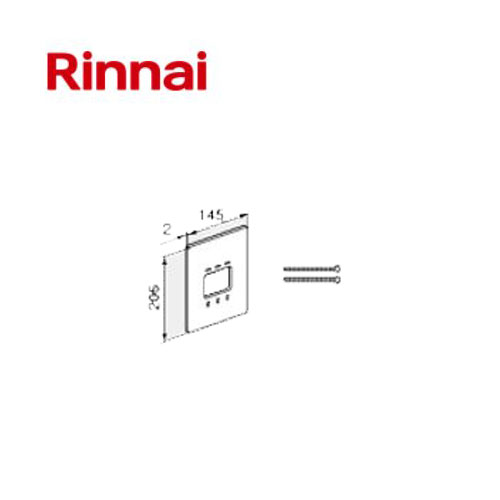 Rakuten - リンナイ リモコン関連部材 買替用リモコンカバー R-KC-C RKCC 24-1243 241243 Rinnai
