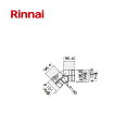 リンナイ KP部材 Φ100 KP45°エルボ FFL-10-45 21-3944 FFL1045 213944 Rinnai