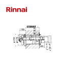 リンナイ 給湯オプション 給排気部材 Φ100×Φ75 給排気筒トップ TFW-110×75C-400 TFW110×75C400 21-3829 213829 Rinnai
