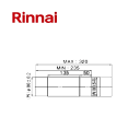 iC 80XCh EFS-3-275 23-6661 80rC  IvV Rinnai