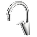 SANEI AQUVOI+ センサータッチレス混合水栓 AEK8700E シングル混合水栓 コンセント式 音声認識&センサー式 台所 キッチン サンエイ 三栄水...