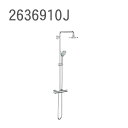 GROHE SHOWER SYSTEM ユーフォリアシャワーシステム サーモスタットタイプ 2636900J グローエ