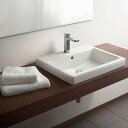 CERA VERO ヴェーロ 洗面器 ホワイト DV031555-00 550×465 重量13.0kg セラ(4)