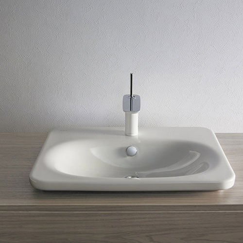 CERA NEST TRENDY ネストトレンディ 洗面器 ホワイト VR5685R 595×445 重量11.7kg セラ(4)