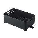 水切りバスケット タワー/tower ブラック02453 キッチン収納 キッチンシリーズ 水切りラック 【山崎実業/YAMAZAKI】 新生活 ギフト