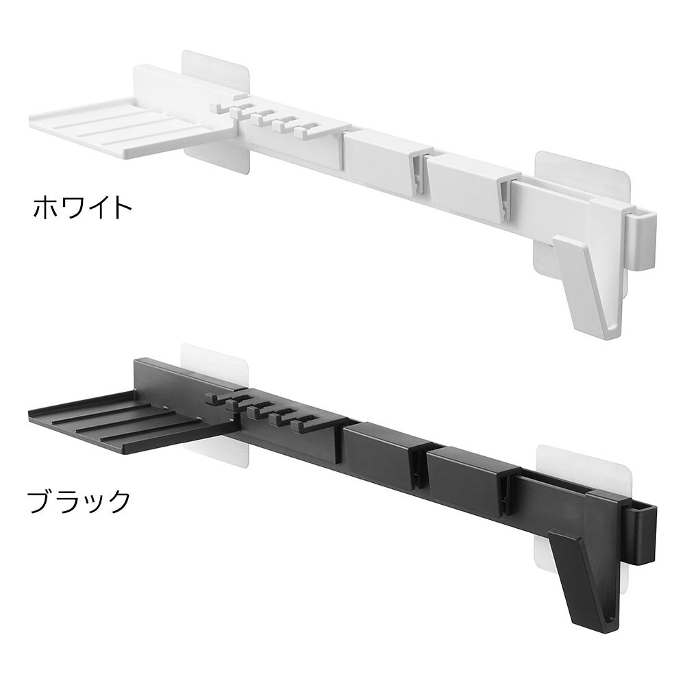 フィルムフック歯ブラシ&歯磨き用品収納セット タワー 山崎実業 tower ホワイト ブラック 1879 1880 歯ブラシスタンド 歯ブラシホルダー yamazaki タワーシリーズ