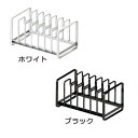 タワー/tower シンク下フライパン&鍋蓋スタンド ホワイト02280/ブラック02281 ナベブタスタンド/ナベ蓋スタンド 山崎実業/YAMAZAKI 新生...