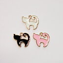 【3個】全身 猫ちゃんの金属パーツ/チャーム/メタルパーツ3色各1個、合計3個 デコパーツ アクセサリーパーツ メタルチャーム スマホデコ【メール便可】【RCP...
