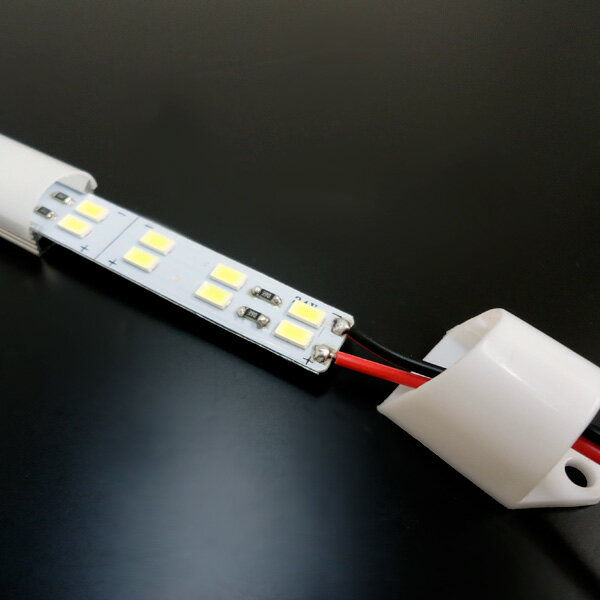 送料無料 24V LED アルミバーライト 35cm 2本セット LEDライト 白色作業灯 船舶 トラックの作業灯 取付金具4個付 3