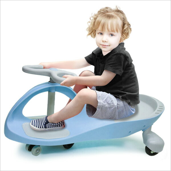 スイングカー 新色 パステルブルー 安全でゆる〜い乗物 完成品お届け