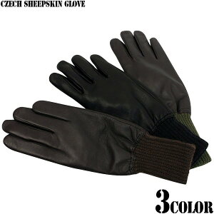 【18%OFFクーポン対象】新品 チェコ軍 シープスキンレザーグローブ 3色 上質なシープスキンを使用 使い心地、温かさも抜群です 【ミリタリーグローブ】 WIP メンズ ミリタリー アウトドア バレンタイン