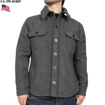 【クーポンで最大18%OFF】新品 米軍 C.P.O.ウールジャケット グレー 肉厚のウール、ナイロンで製作され防寒性抜群 襟やボタン、表記タグなど細かなディティールも再現 WIP メンズ ミリタリー アウトドア 送料無料 セール【T】