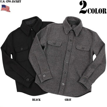 【クーポンで最大18%OFF】新品 米軍 C.P.O.ウールジャケット グレー 肉厚のウール、ナイロンで製作され防寒性抜群 襟やボタン、表記タグなど細かなディティールも再現 WIP メンズ ミリタリー アウトドア 送料無料 セール【T】