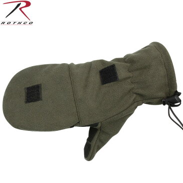 【クーポンで最大18%OFF】ROTHCO ロスコ FLEECE SNIPER FINGERLESS グローブ OLIVE DRAB【4396】 ミトンとフィンガレスの2パターンの使用が可能 WIP メンズ ミリタリー アウトドア 送料無料 セール【T】