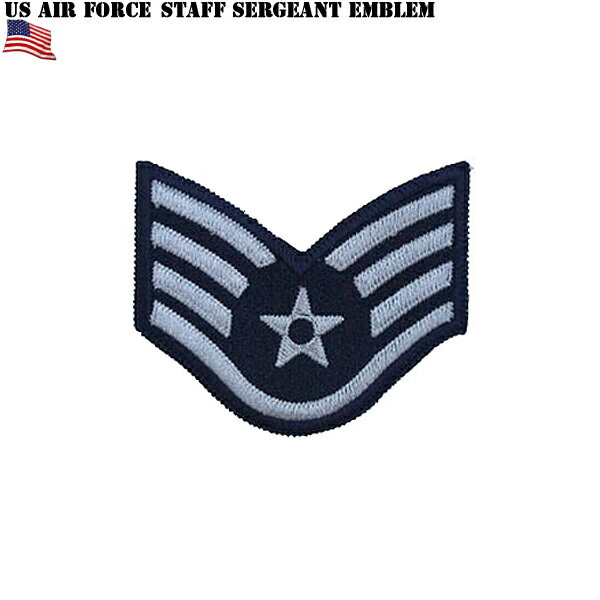 クーポンで最大15%OFF★新品 米軍 U.S.AIRFORCE 軍曹ワッペン #110 フライトジャケットやシャツ、バッグ等 様々なアイテムに付けてカスタム可能 メンズ ミリタリー アウトドア スポーツ セール【T】WAIPER sale 送料無料 春 父の日