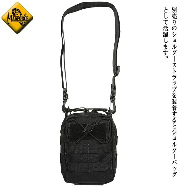 クーポンで15%OFF★[ミリタリー バッグ］ MAGFORCE マグフォース ポーチ MF-0226 Tool Bag 5×7 Black バッグ ミリタリー WIP メンズ ミリタリー アウトドア ショルダーバッグ サコッシュ アウトドア ブランド セール【T】WAIPER 楽天 送料無料 sale