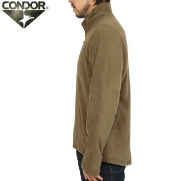 CONDOR コンドル 607 MICRO FLEECE プルオーバー TAN 通気性抜群のマイクロフリース素材を使用 レイヤリングシステムでのLevel 3に 分類されるミッドベースレイヤー 【クーポン対象外】 WIP メンズ ミリタリー アウトドア ミリタリーシャツ キャッシュレス 5％還元