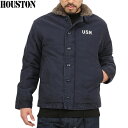 【最短即日発送】HOUSTON ヒューストン 米海軍 U.S.NAVY タイトN-1デッキジャケット VINTAGE加工 ネイビー 5N-1XVW【別注】デッキジャケット メンズ メンズ ミリタリー アウトドア【クーポン対象外】ブランド【T】ワイパーインク プレゼント ギフト