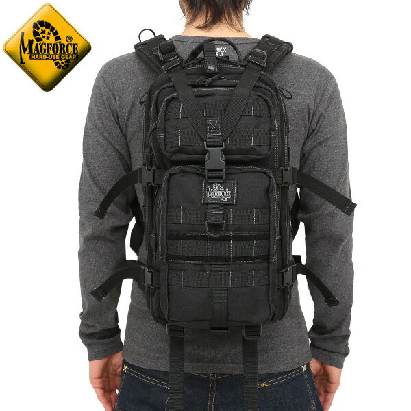 クーポンで最大15%OFF★ミリタリー バッグ MAGFORCE マグフォース MF-0513 Falcon2 Backpack BLACK メンズ アウトドア リュック バックパック ブランド セール【T】WAIPER 送料無料 sale 父の日