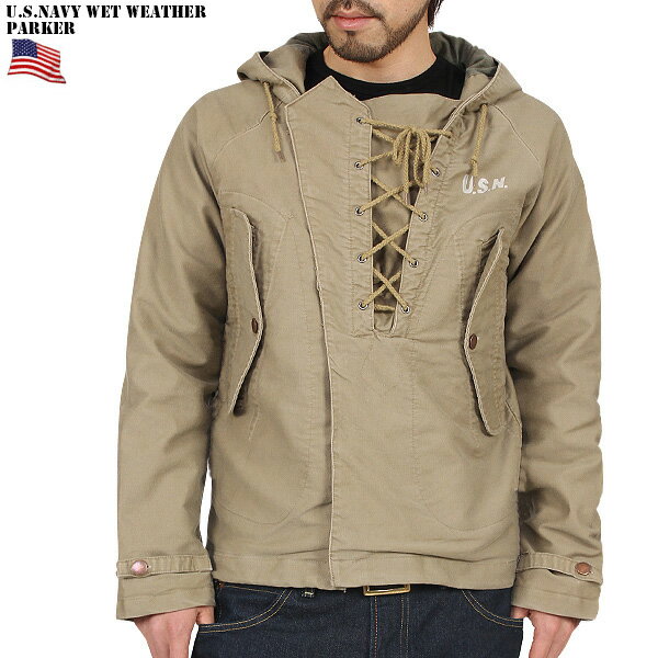 N[|ōő15%OFF Vi ČR U.S.NAVY WET WEATHER p[J[ KHAKI bōƂCRn퓬łx p̋CyӎWPbgX^C WONXfނփfBt@C Y ~^[ AEghA  Z[ T   sale ̓