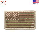 クーポンで最大15%OFF★ROTHCO ロスコ U.S.FLAG PATCH MULTICAM （ワッペン）キャップ、バッグ、ジャケットなど ベルクロパネルの付いた製品に取り付け可能 カモフラ カモフラージュ メンズ ミリタリー アウトドア スポーツsale セール 送料無料 春