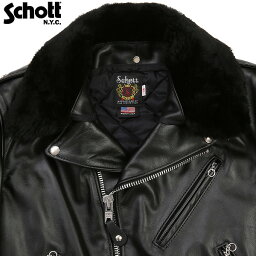 ショット ボアコート メンズ ポイント10倍！Schott ショット 618M COLLAR FOR ブラック【7066】Schottの618、613US、等の ダブルライダース用襟ボア ライダース Schott ショット メンズ ミリタリー アウトドア ブランド【クーポン対象外】送料無料【T】春 プレゼント ギフト