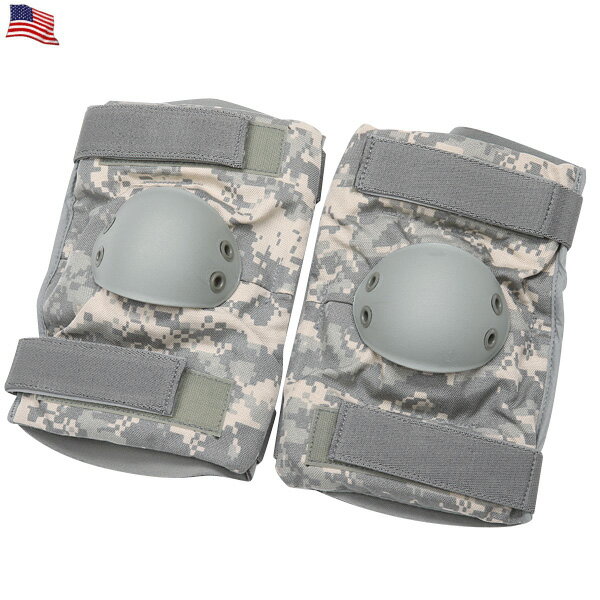 実物 新品 デッドストック 米軍 ELBOW PAD UNIVERSAL CAMOUFLAGE PATTERN LARGE 米軍実物のベルクロベルトにて 固定する肘用パット フィット感の良い、優れもの【ミリタリー】メンズ ミリタリー アウトドア【クーポン対象外】【I】WAIPER 春 プレゼント ギフト 父の日