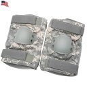 実物 新品 デッドストック 米軍 ELBOW PAD UNIVERSAL CAMOUFLAGE PATTERN LARGE 米軍実物のベルクロベルトにて 固定す...