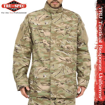 ★【あす楽】サバゲー 服 TRU-SPEC トゥルースペック 米軍 Tactical Response Uniform ジャケット All Terrain Tiger Strip [1262] タイガーストライプ模様 カモフラ 【クーポン対象外】 WIP メンズ ミリタリー アウトドア 【T】 WAIPER 楽天 送料無料