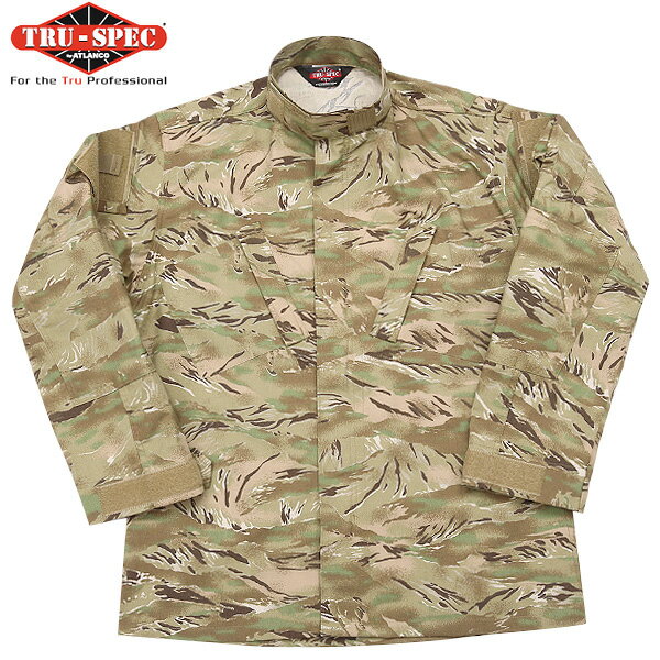 ★【あす楽】サバゲー 服 TRU-SPEC トゥルースペック 米軍 Tactical Response Uniform ジャケット All Terrain Tiger Strip [1262] タイガーストライプ模様 カモフラ 【クーポン対象外】 WIP メンズ ミリタリー アウトドア 【T】 WAIPER 楽天 送料無料