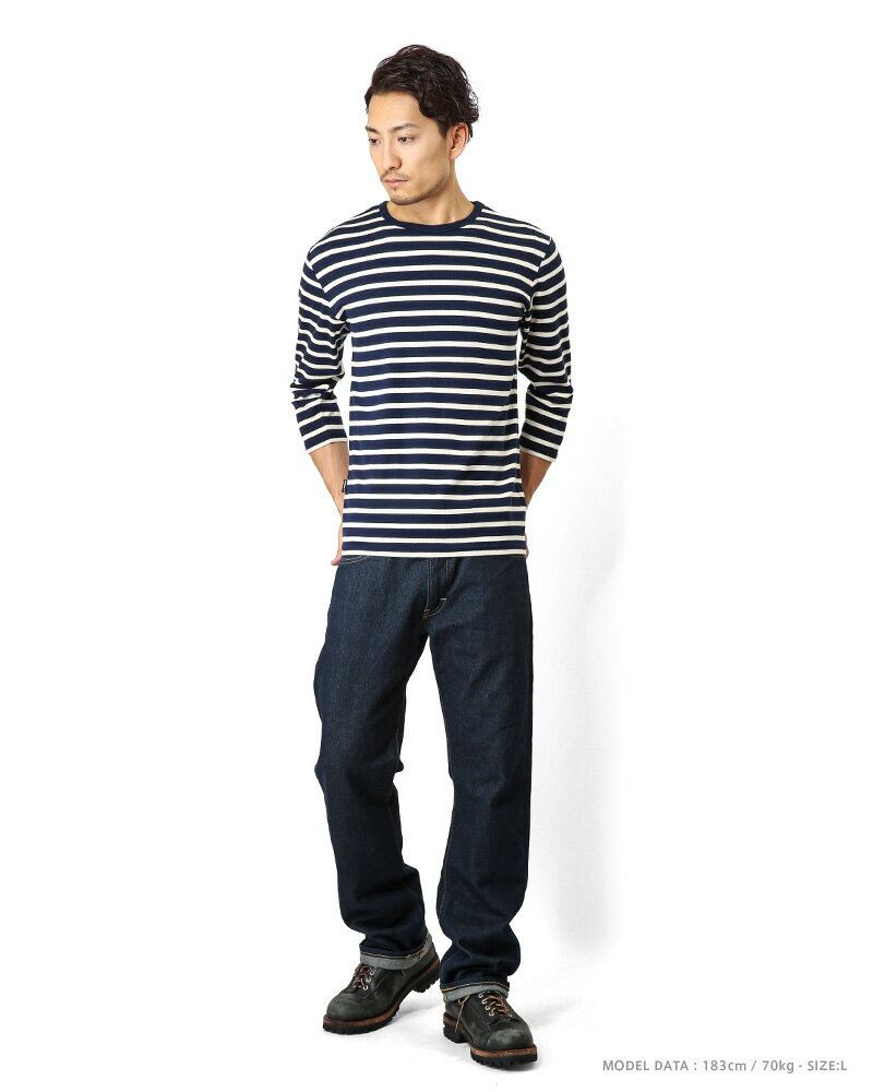 ポイント10倍！AVIREX アビレックス デイリー デイリーウエア 7分袖 ボーダーTシャツ クルーネック WIP メンズ ミリタリー ミリタリーシャツ 【クーポン対象外】 【6143409、6163370】 アウトドアブランド セール バレンタイン格安通販　バレンタイン　人気　ランキング