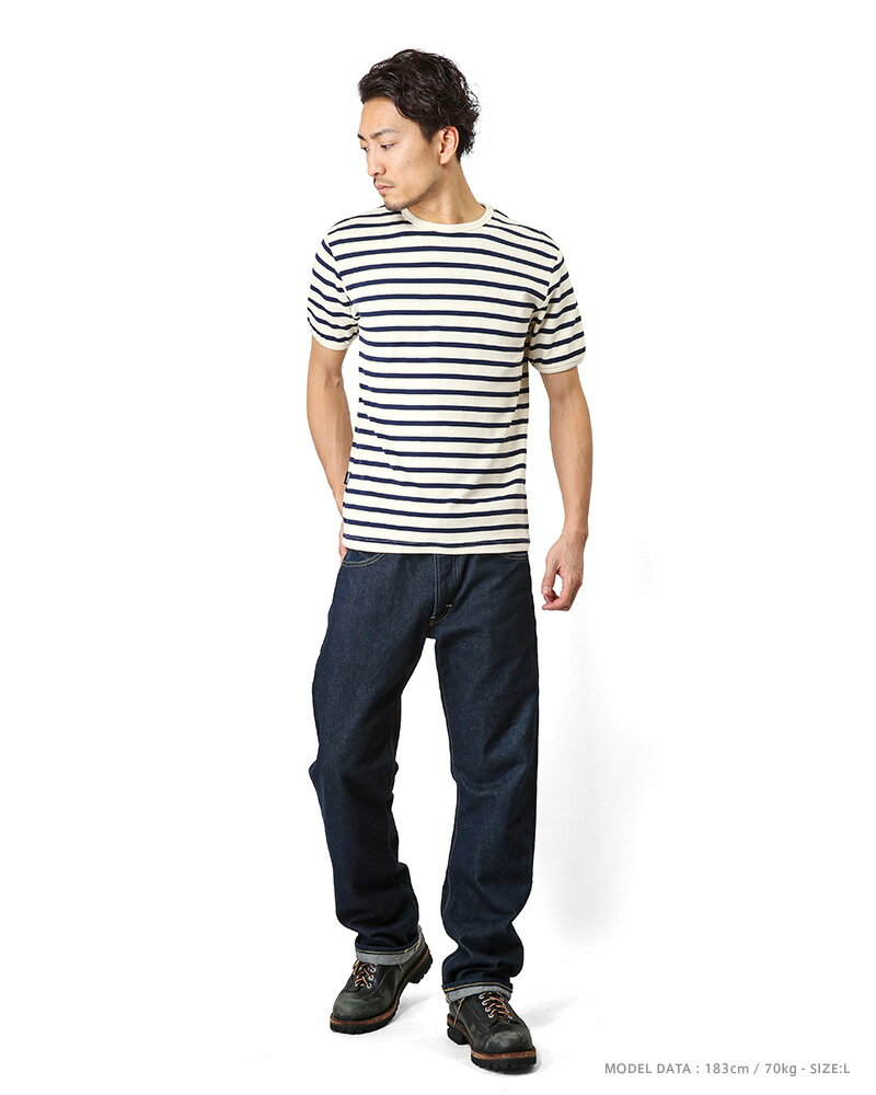 ポイント10倍！AVIREX アビレックス アヴィレックス デイリー デイリーウエア ミリタリー ミリタリーシャツ メンズ インナー 半袖 ボーダーTシャツ クルー WIP ブランド【クーポン対象外】【6143410、6163371】 アウトドアブランド セール バレンタイン格安通販　バレンタイン　人気　ランキング