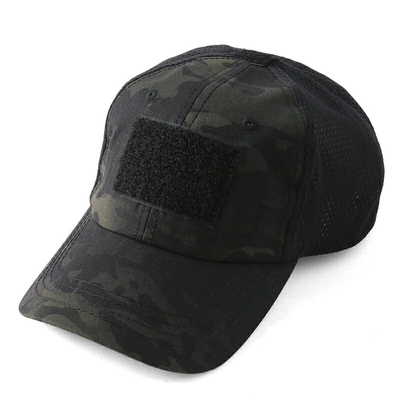 [サバゲー キャップ］ CONDOR コンドル メッシュ タクティカル チームキャップ　MultiCam Black ミリタリー 帽子 CAP メッシュキャップ 迷彩 マルチカム ブラック サバゲー キャップ 【クーポン対象外】 WIP メンズ ミリタリー アウトドア キャッシュレス 5％還元