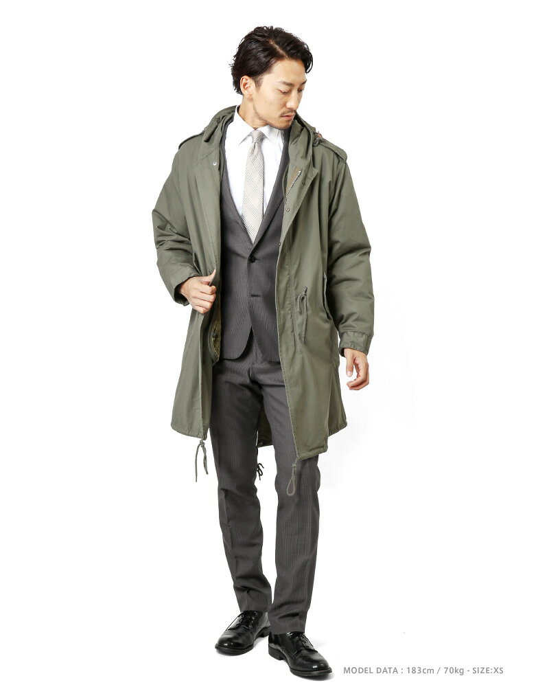 今だけ15%OFF◆HOUSTON ヒューストン 米軍 M-51 パーカー モッズコート ミリタリー M51 3シーズン対応 大きいサイズ メンズ ミリタリー ロングコート 送料無料 ビジネス mss WIP