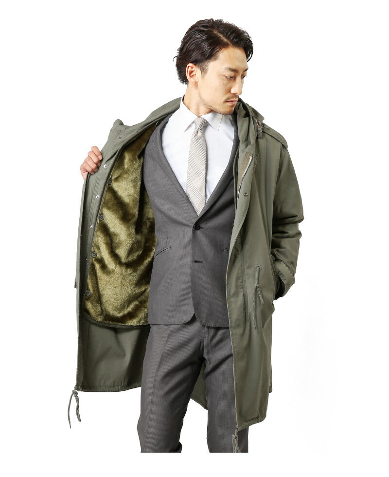 今だけ15%OFF◆HOUSTON ヒューストン 米軍 M-51 パーカー モッズコート ミリタリー M51 3シーズン対応 大きいサイズ メンズ ミリタリー ロングコート 送料無料 ビジネス mss WIP