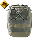 クーポンで最大18%OFF★ミリタリー ポーチ / MAGFORCE マグフォース ポーチ MF-0226 Tool Bag 5x7 KHAKI/FGW バッグ...