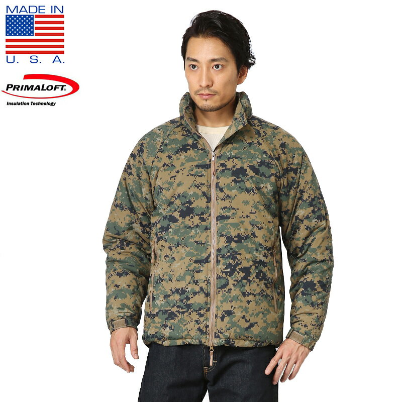 U.S.TYPE Level 7 ハイロフトジャケット WOODLAND MARPAT ウッドランド マーパットミリタリー アウター トップス 中綿 ダウン 迷彩 カモフラ メンズ ミリタリー アウトドア WAIPER 送料無料 春 プレゼント ギフト