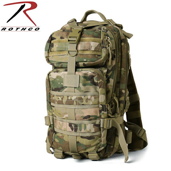 楽天ミリタリーショップWAIPERクーポンで15％OFF★【V】ROTHCO ロスコ MEDIUM TRANSPORT PACK（ミディアムトランスポートパック） MultiCam 旅行 レジャー メンズ ミリタリー アウトドア リュック バックパック バッグ【T】WAIPER ギフト