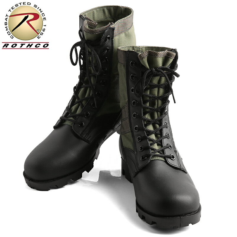 クーポンで最大18%OFF★ROTHCO ロスコ G.I. STYLE レザージャングルブーツ オリーブ 5080 メンズ ミリタリー アウトドア スポーツ 【...
