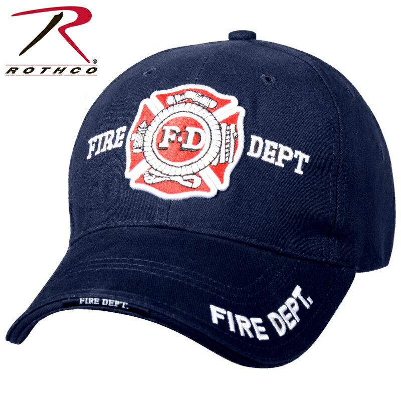 楽天ミリタリーショップWAIPERクーポンで最大15％OFF★【あす楽】 ROTHCO ロスコ Deluxe Fire Department Low Profile Cap【9365】ROTHCO ロスコ メンズ ミリタリー アウトドア セール【T】WAIPER sale 送料無料 春 父の日