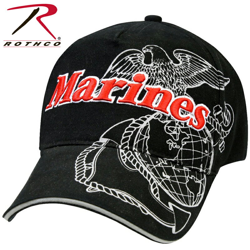 クーポンで最大18%OFF★ROTHCO ロスコ Deluxe Marines G&A Low Profile Cap Black【9794】ROTHCO ロス...